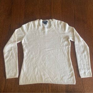 Lord & Taylor Beige Cashmere Sweater